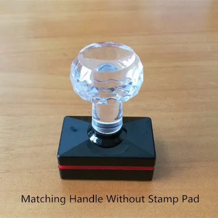 1 pcs Handle 3040 6 шт./компл. Алиса в стране чудес штамп DIY Самостоятельная Заправка чернилами светочувствительное уплотнение без ручки Забавный планировщик для скрапбукинга штампов - Цвет: 1 pcs Handle 3040