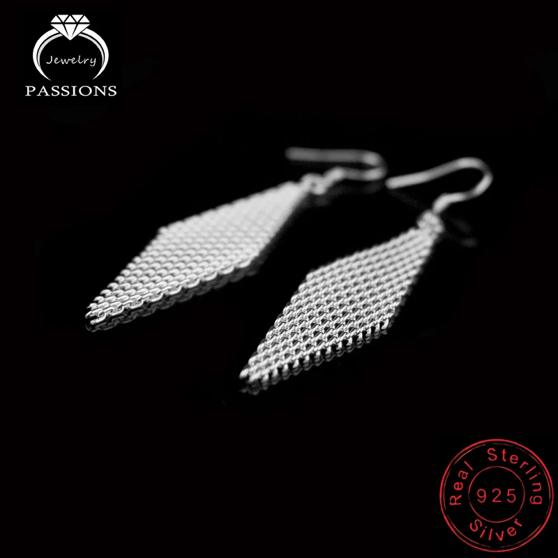 Серьги-подвески в этническом стиле ювелирные изделия длинные серьги форме ромба