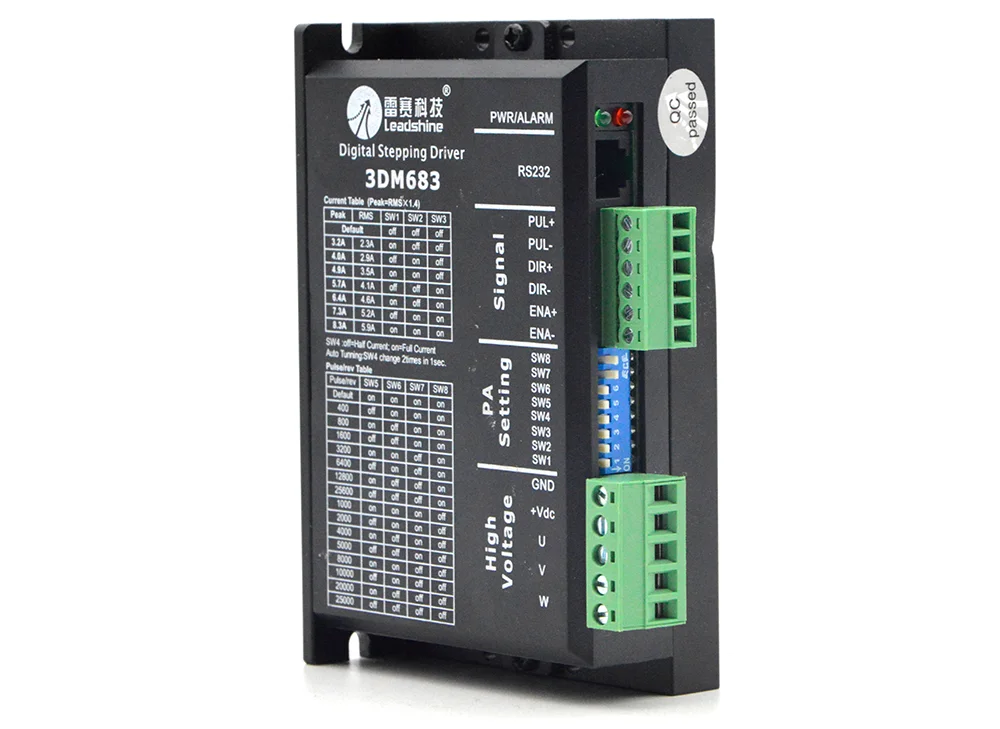 Leadshine 3 фазный шаговый драйвер 3DM683 2 шт.+ двигатель 573S09-L 1 шт. крутящий момент 0.9N.M+ двигатель 573S15-L 1 шт. крутящий момент 1.3N.M