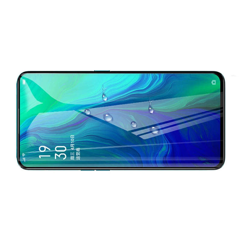 9H Черная защитная пленка с полным покрытием закаленное стекло для OPPO Reno 2 Защита