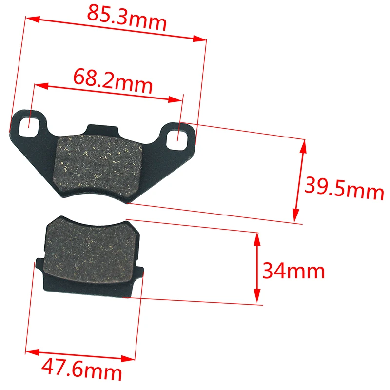 Высококачественные мотоциклетные подкладки дисковые тормозные колодки