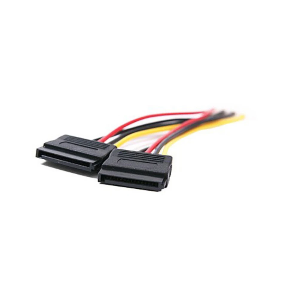 VKWIN Molex 4 контактный кабель SATA на 2 15 Y образный сплиттер питания для жесткого диска
