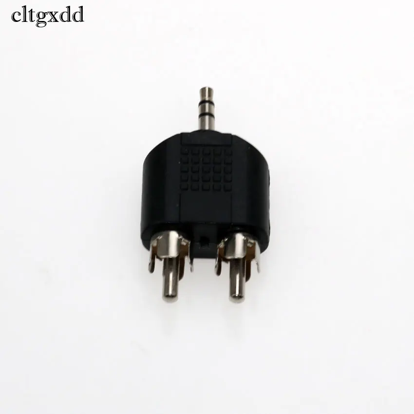Cltgxdd 3 5 мм стерео штекер на двойной RCA разъем лотоса аудио адаптер никелированный |
