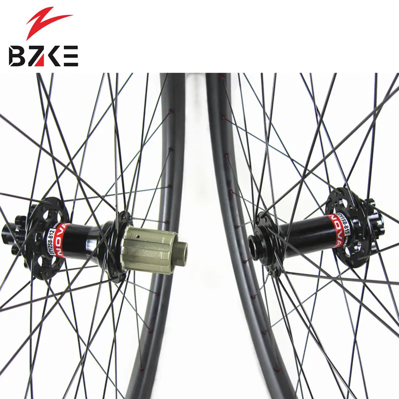 BZKE mtb Углеродные колеса Boost 27.5er hookless 32H горный велосипед XC wheelset с boost hub Hookless 35 мм