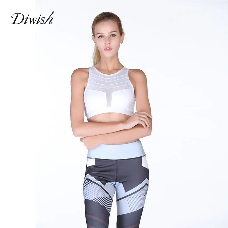 Diwish топ Бюстгальтер для йоги дышащее с эффектом push up Фитнес бег 2019 нижнее бельё