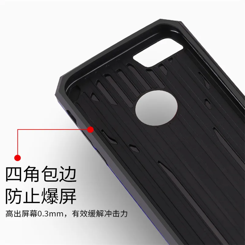 P Smart + Silicone Case For Huawei Nova 3i Hybrid Armor Shockproof Kickstand Phone Back Cover 3 6.3'' |