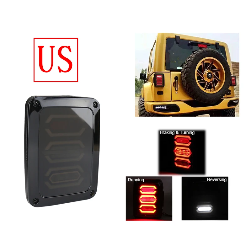 12 Вт Автомобильный светодиодный сигнальный светильник хвост/задний 12/24V с США