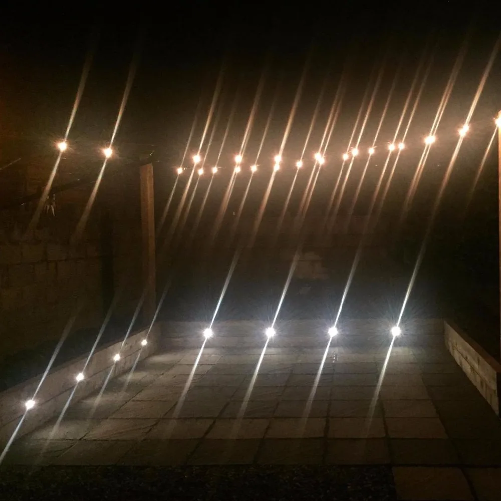 QACA Outdoor Deck Lights In Ground LED Lamps for Walkway, Garden Yard, Driveway, Pool Area, Paths B109