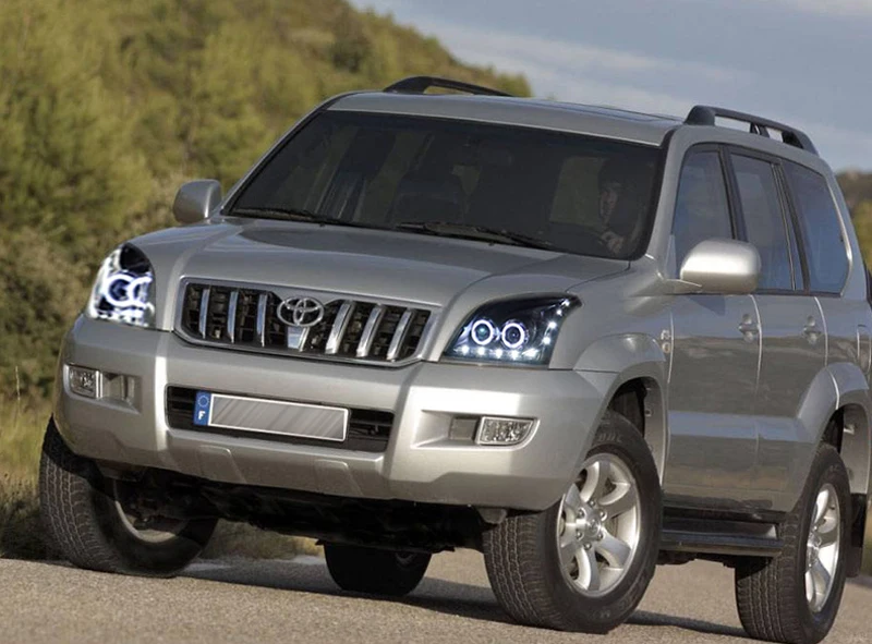 Автомобильный Стайлинг Головной фонарь для Toyota Prado 2003 2004 2005 2006 2007 2008 2009 передних фар, модифицированных на заказ HID