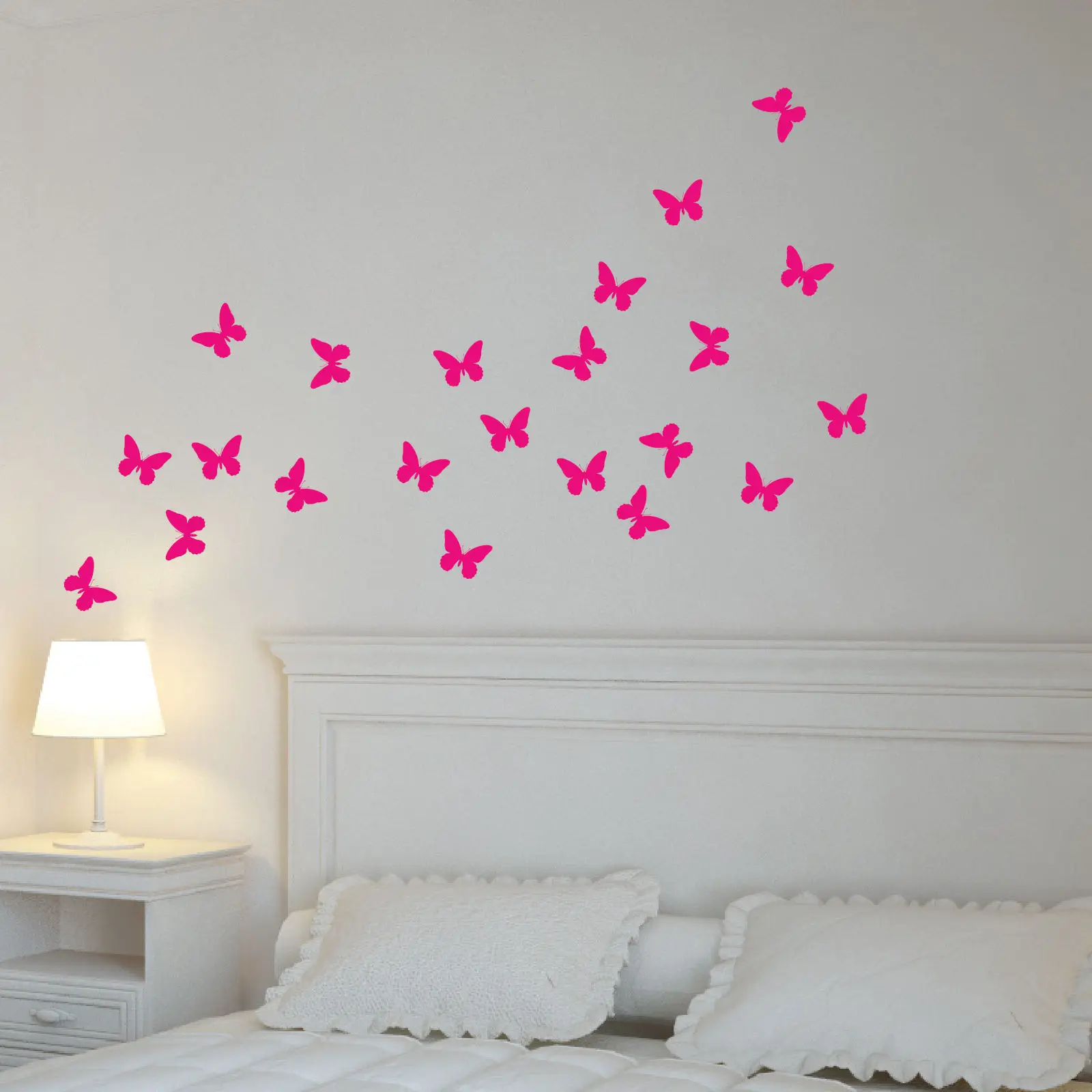 24 шт. наклейки на стену с бабочками для гостиной спальни телевизора дивана