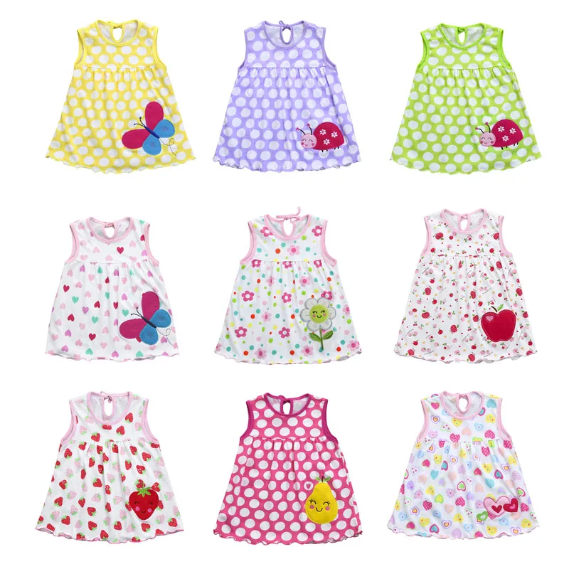 Популярные летние модные хлопковые детские футболки в горошек с цветочным