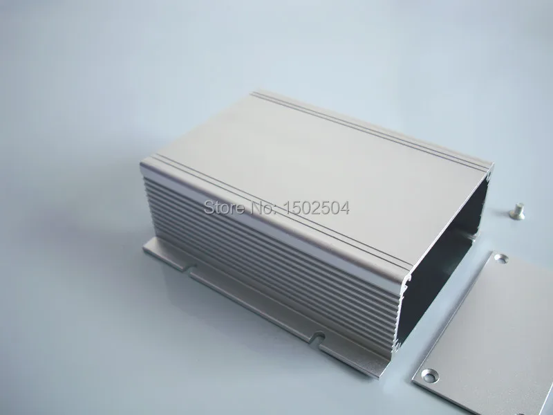 Алюминиевый корпус с панелью power shell electronics pcb project box DIY 88*40*110 мм Новая серебряная