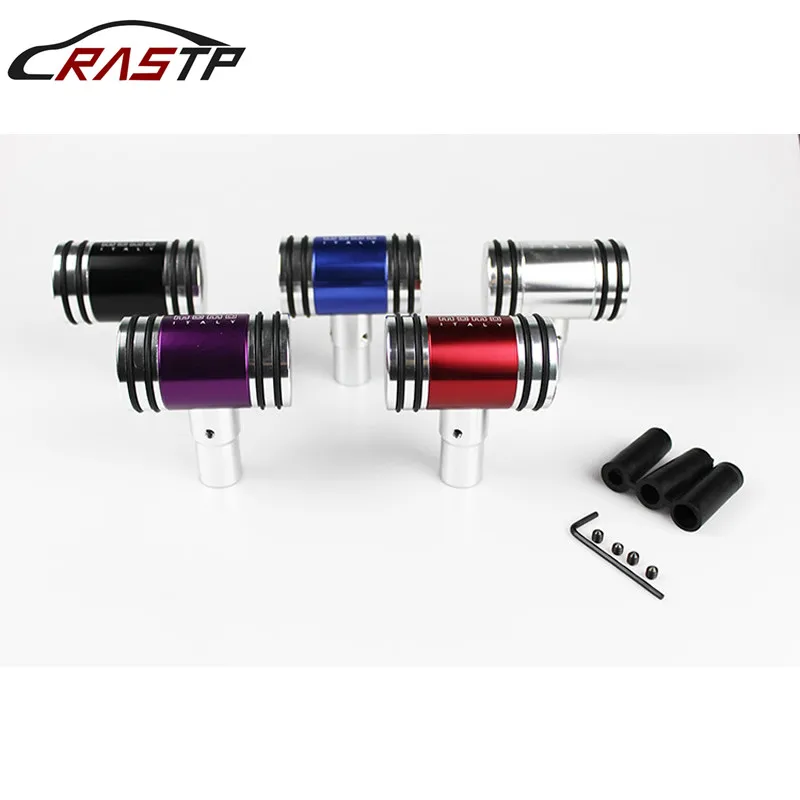 

RASTP-Universal Car Styling Plane Push Rod Handspike Gear Shift Lever Knob Shifter Fit Manual Transmission With Logo RS-SFN039