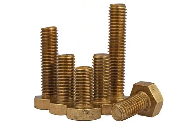 1 шт м10 медный винт латунный шестигранный болт
