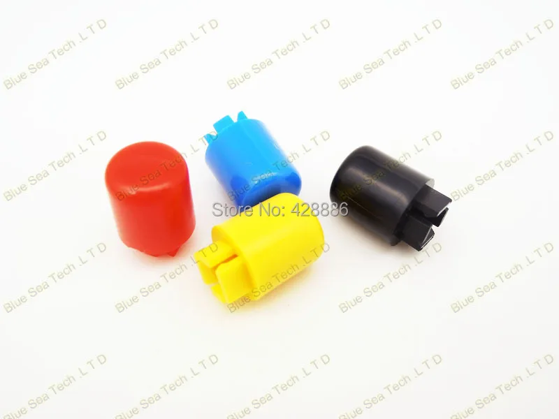 200 шт. тактильная кнопочная крышка переключателя Кнопочная семь цветов для