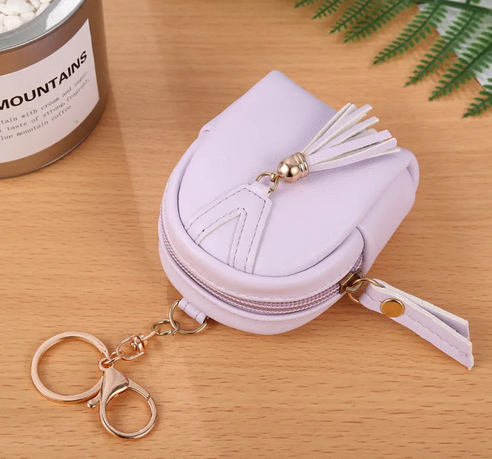 Женские короткие кошельки с кисточками дамские сумочки из искусственной кожи на