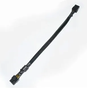 Видеокарта PCI E PCIe 8 контактный разъем для 8Pin (6Pin + 2Pin) удлинитель питания кабель