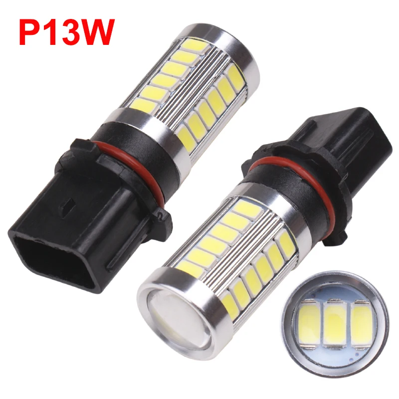 Kevanly 1 шт. автомобильный противотуманный фонарь H8 H11 Led 9005 Hb3 9006 Hb4 H4 H7 1157 P13w H16 5630 33SMD дневные ходовые огни светильник поворот Парковка лампы