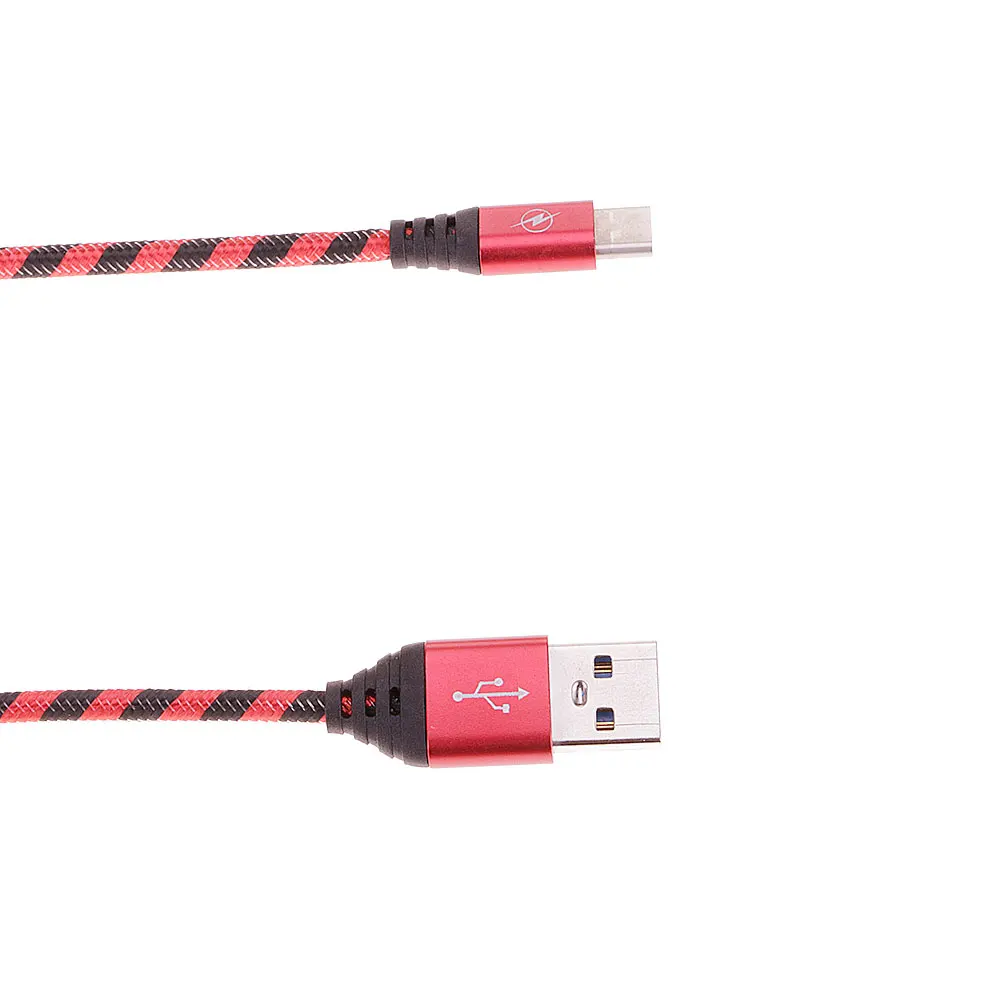 

New Type C Striped Braided Data Sync Charging Cable For Samsung Galaxy C9 Pro