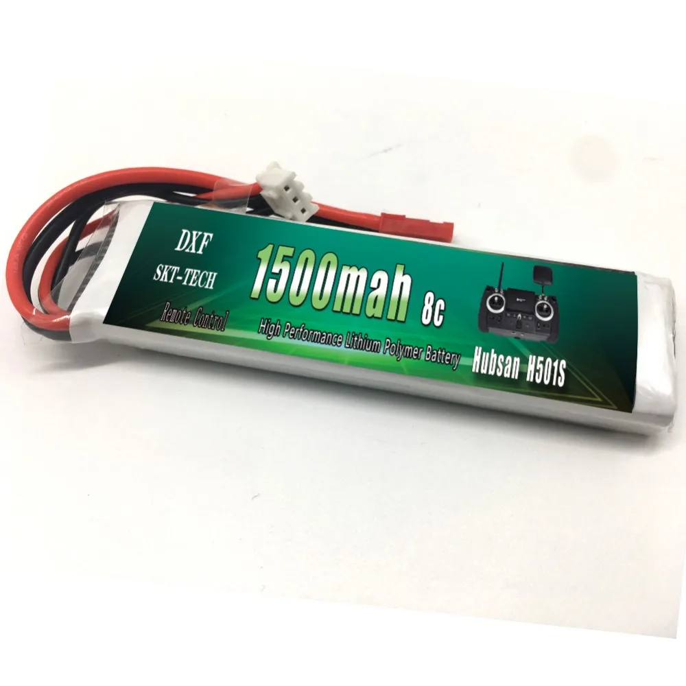 DXF 1500 мАч 8C 7 4 В батарея для Hubsan X4 PRO передатчик/H109S/H501S/H502S/H301S пульт дистанционного