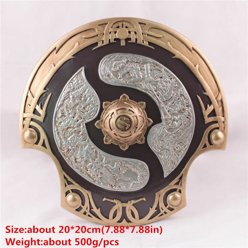 

Game DOTA2 Champion Shield Immortal Size 20cm Of Game Lover Highest Honor Souvenir Resin Material Display Collectibles Gifts