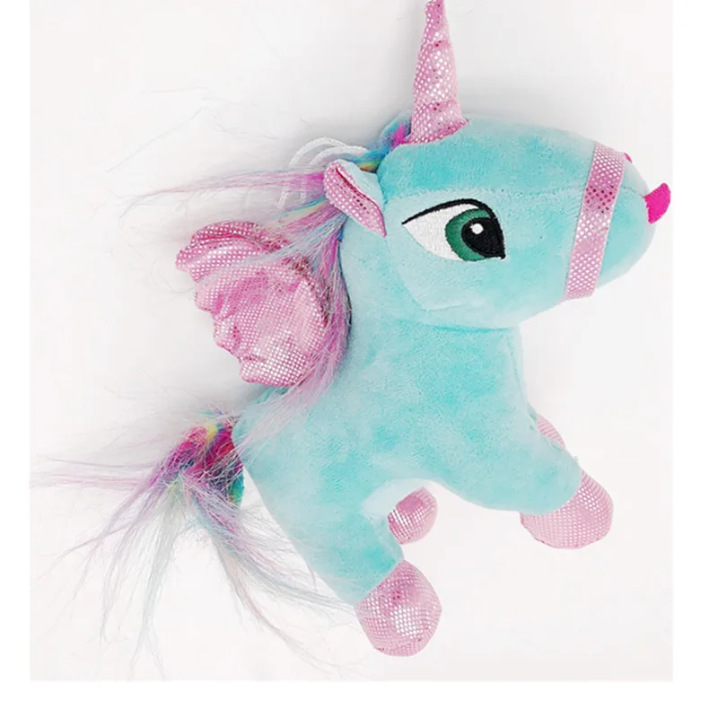 Cute Unicorn Plush Toy Small Pendant Soft Stuffed Animal Horse Licorne Unicornio Dolls Key Chain Kids Baby Toys Chiristmas Gift | Игрушки и