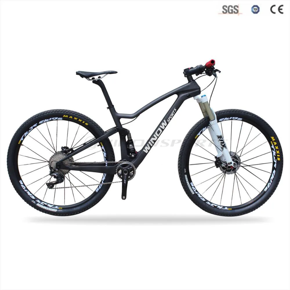 

Winow full suspension carbon mountain bike frame 29er Boost 15.5/17.5/19/21inch mtb carbon 29er plus 148x12mm suspension frame