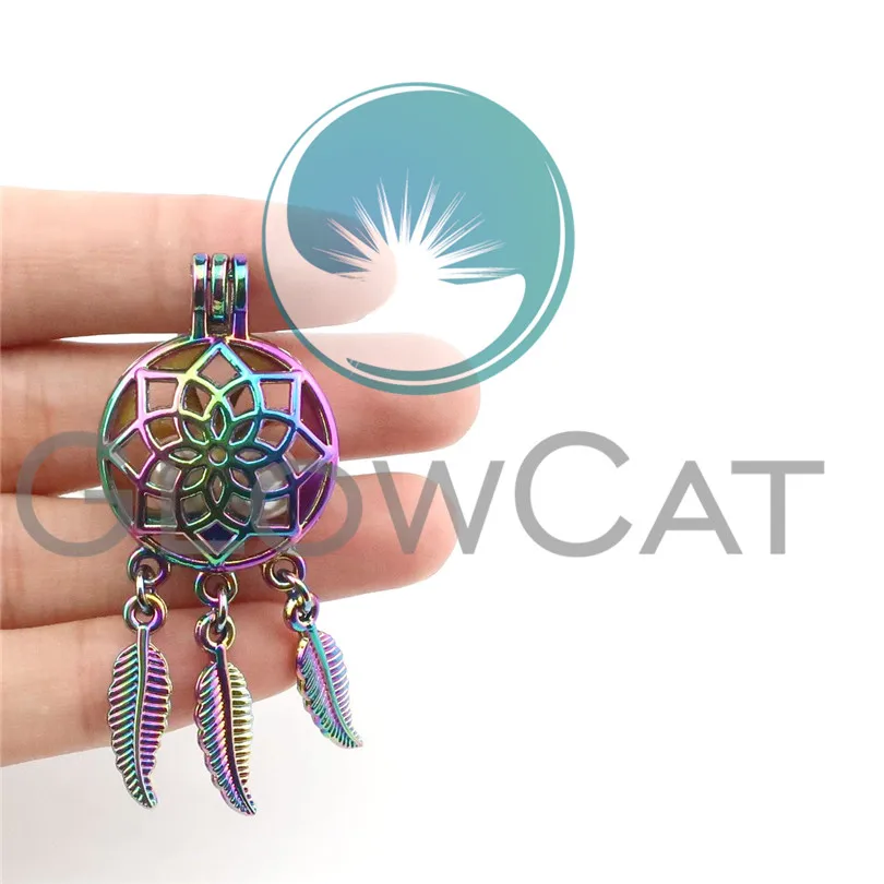 Красочный Ловец снов крылья коала детская нога принт сердце бусины клетка