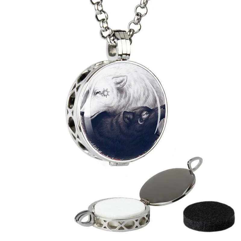 2016 модные ювелирные украшения из нержавеющей стали кулон фото эфирное масло