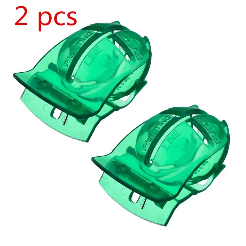 2 шт. инструмент для выравнивания и разметки гольф мячей (зеленый)|Детали