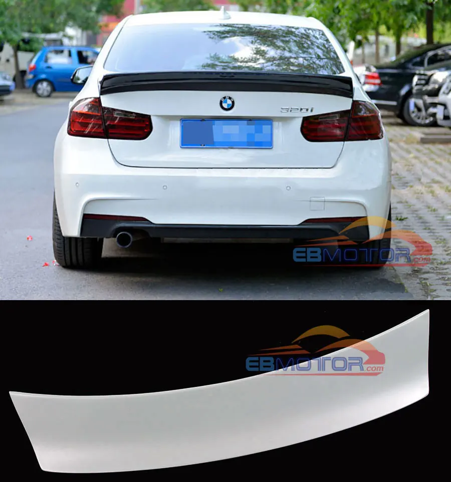 Неокрашенный LB стиль производительности задний спойлер для BMW 3 SERIES F30 F35 F80 M3 2011UP