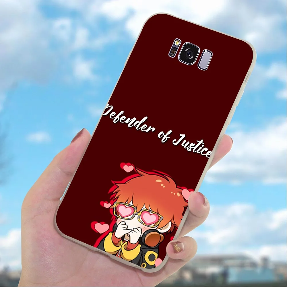 Мягкий TPU Мистик мессенджер чехол для телефона Samsung Galaxy S9 S10 Plus M10 M20 M30 S7 Edge S6 S8 S10e Note