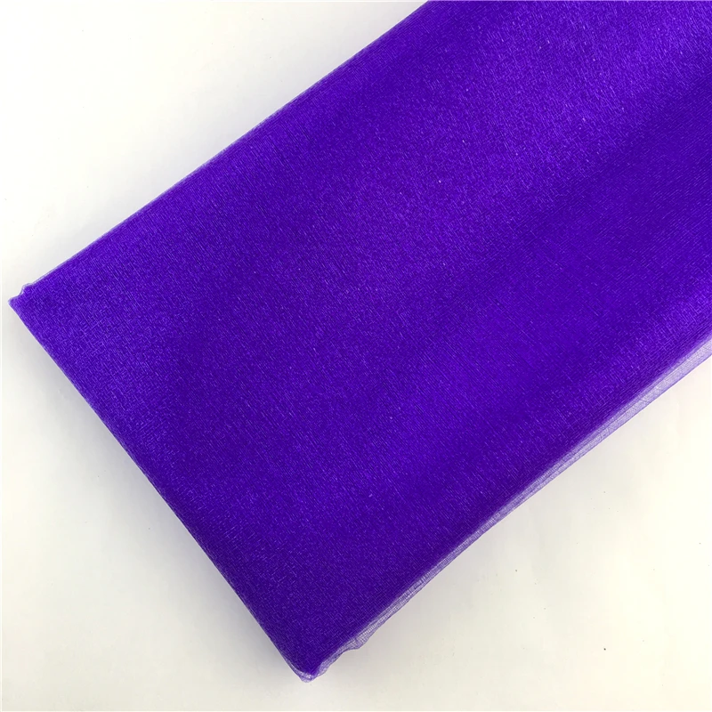 darkpurple 5 м 10 м прозрачная органза тюль рулонная ткань для дня рождения, свадьбы, вечеринки, украшения для детского душа, органза, пояс для стула, ширина 48 см - Цвет: darkpurple