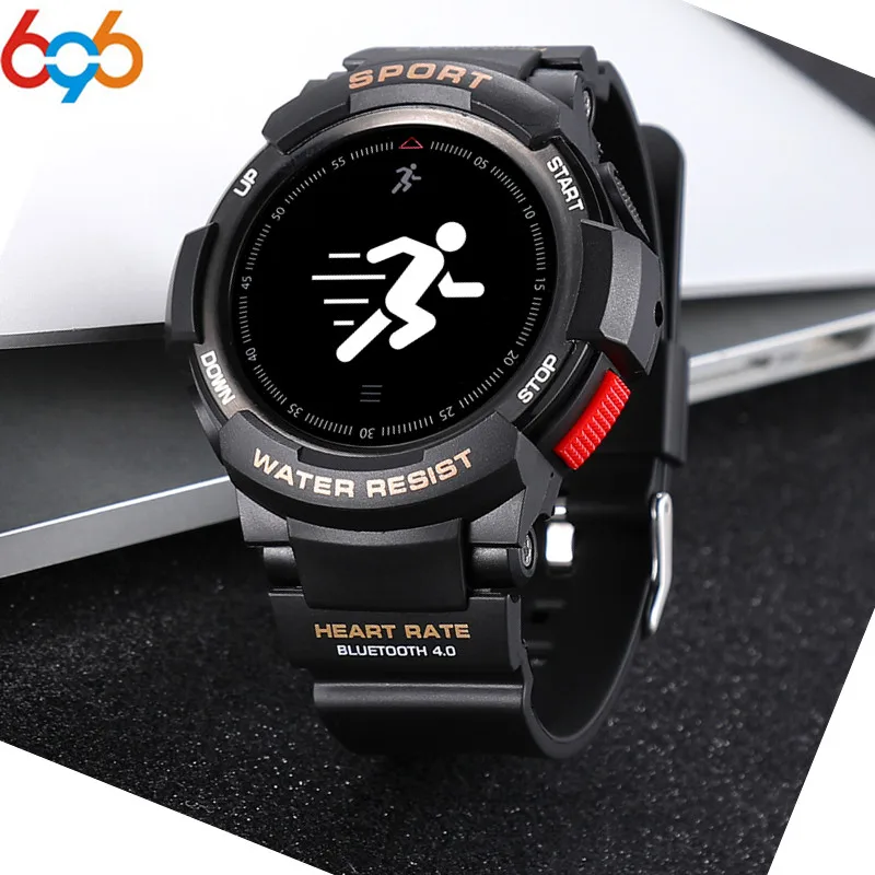 Умные часы Bluetooth 4.0 Smart Watch GPS IP68 водонепроницаемый монитор сна Remote Camera NRF51822 Android pk ex16 on.