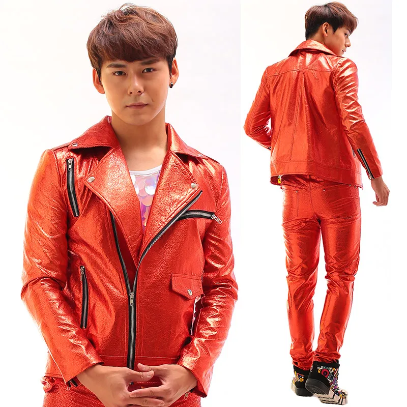 Новинка 2017 мужская куртка индивидуальная одежда с заклепками для выступлений