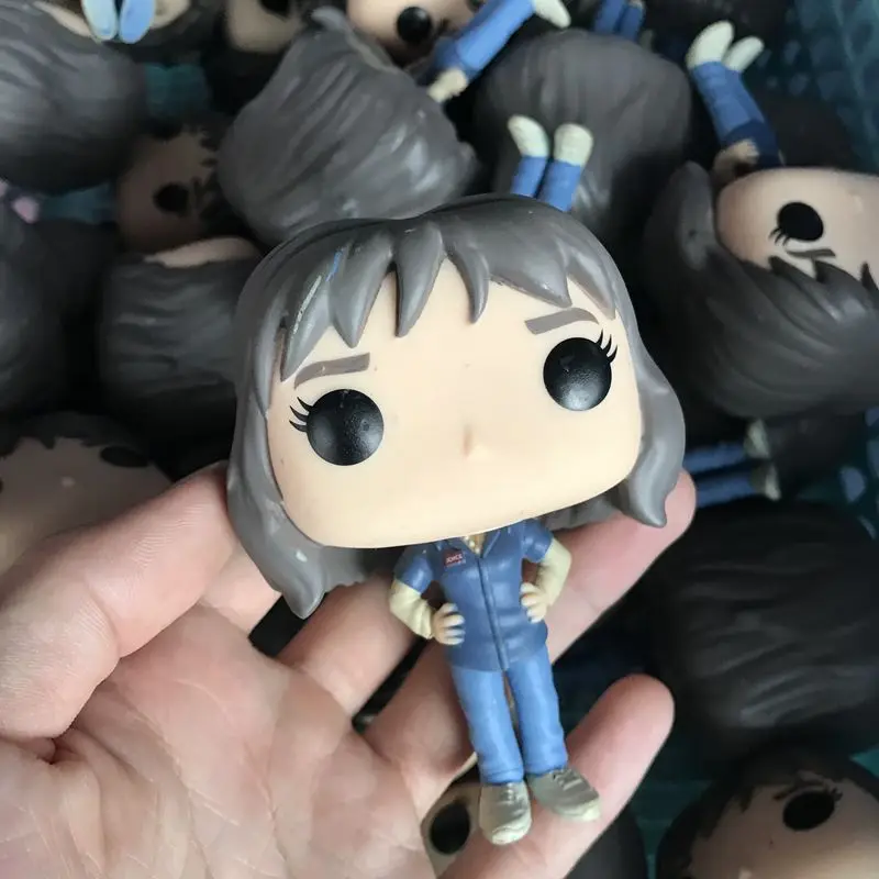 Черный Неидеальная Funko POP Secondhand TV Stranger Things Joyce in LIGHT Виниловая фигурка Коллекционная модель игрушки дешевые без коробки - Цвет: Черный