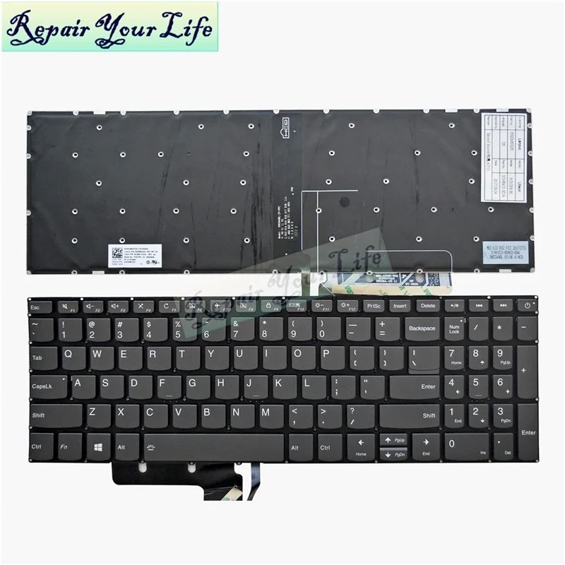 Новинка для Lenovo V330-15isk US клавиатура с подсветкой Клавиатура ноутбука Для Ideapad V330-15