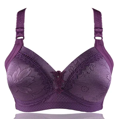 Purple 9 цветов, большие размеры 36-42, B, C, женские бюстгальтеры, пуш-ап, без косточек, бюстгальтеры, нижнее белье, беспроводные бюстгальтеры, Дамское сексуальное дамское белье - Цвет: Purple
