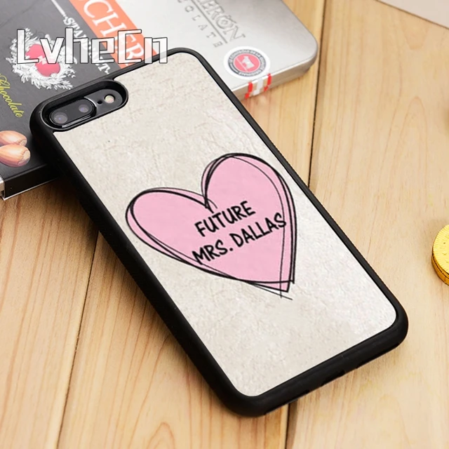 LvheCn розовый чехол для телефона с изображением миссис Кэмерон Далласа iPhone 5 6 s 7 8 plus