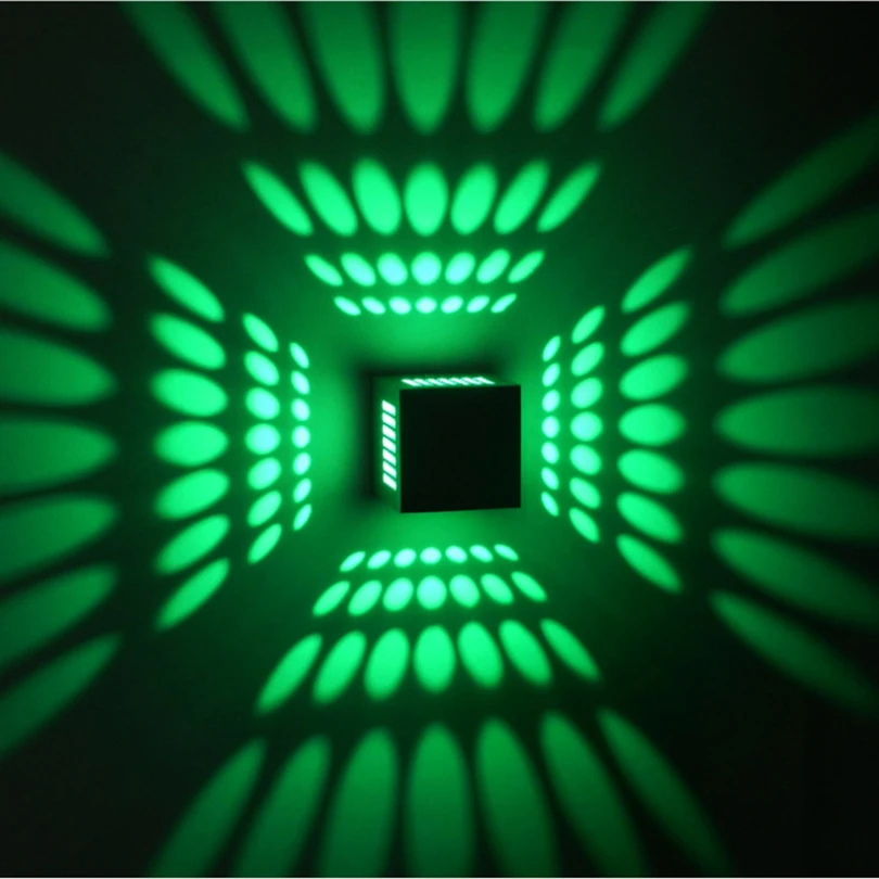 

Modern Led Wall lamp 1W 3W 85-265V RGB KTV Karaoke Bar home Decoration Indoor sconces Light with remote controller