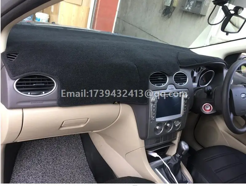 Автомобильные коврики, аксессуары для автомобиля, накладка на приборную панель для ford focus 2 MK2 2004 2005 2006 2007 2008 2009 2010