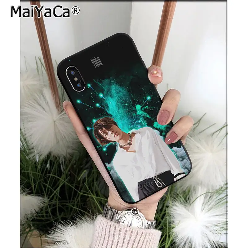 MaiYaCa Nct 127 мягкий черный чехол для телефона из ТПУ Apple iPhone 8 7 6 6S Plus X XS MAX 5 5S SE XR |