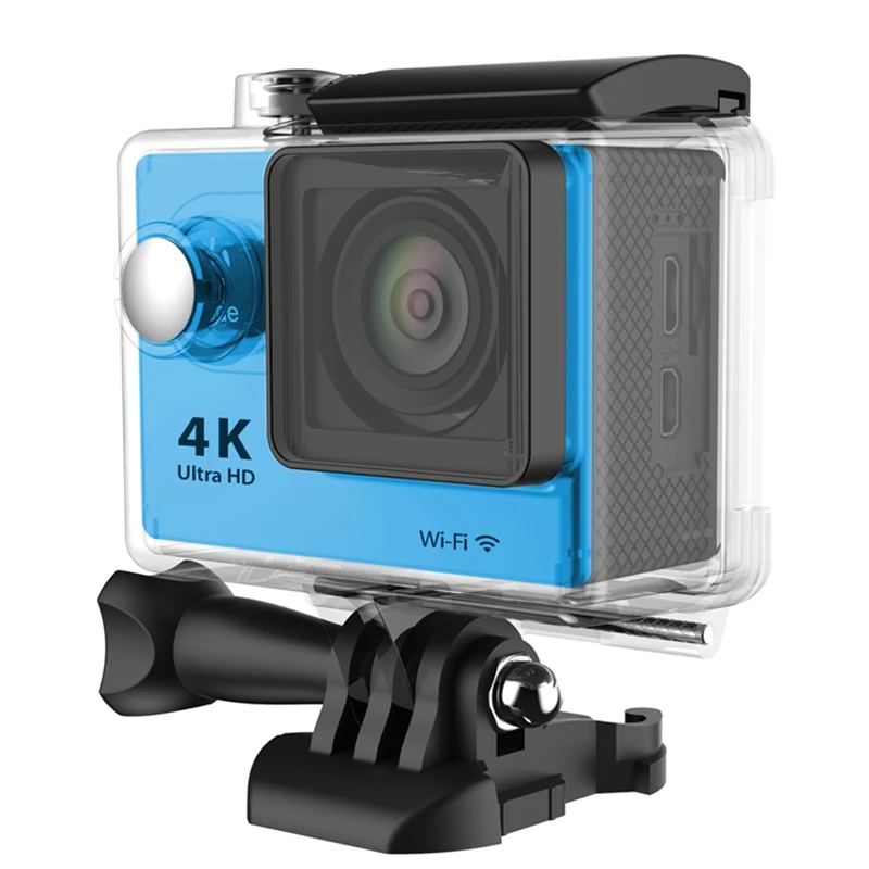 Blue H9R Wifi камера 1080P ультра 4K Спортивная экшн Водонепроницаемая дорожная видеокамера горячая распродажа - Цвет: Blue
