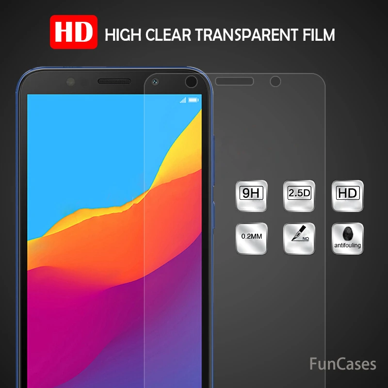 Huawei c закаленным стеклом Honor 7A Экран протектор huawei DUA-L22 защитная пленка стекло 7 A