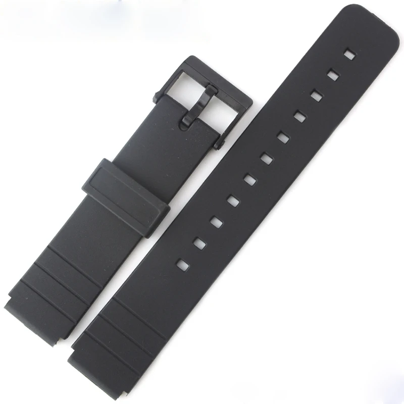 

Watch Accessories Resin Strap For Casio MQ-24 58 59 76 98 104 Black Resin Tape