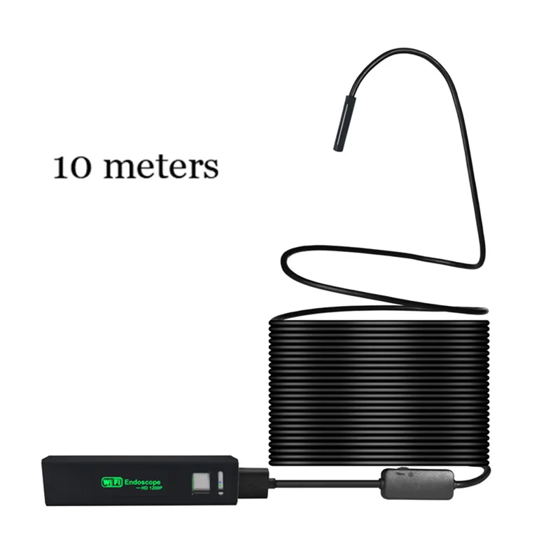 OLOEY 10M WIFI Endoscope Camera Mini Waterproof Soft Cable | Электроника