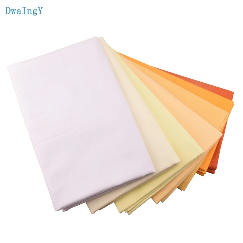 

DwaIngY New Solid Color Series Twill Cotton Fabric For Sewing DIY Quilting Baby Children's Sheet Pillow Material Half Meter