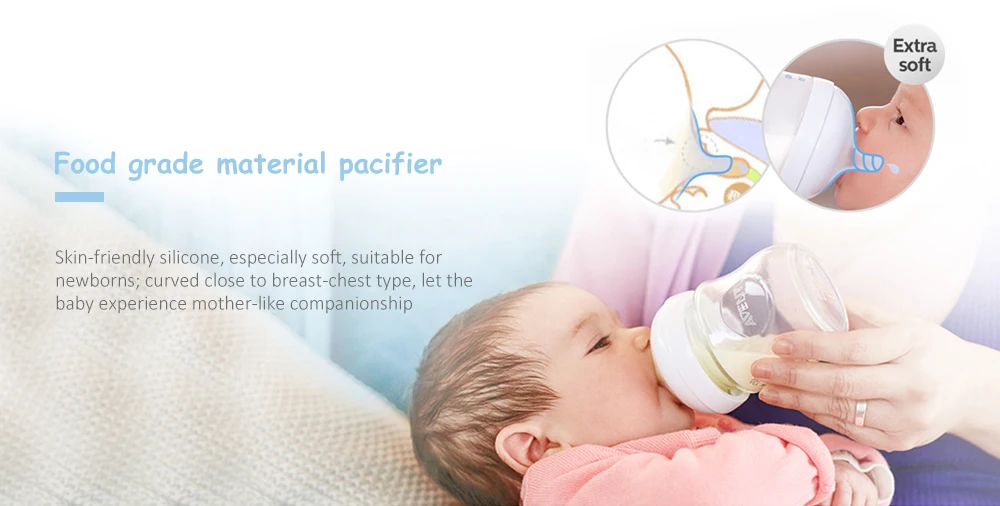 Philips Avent SCF672/SCF674 детская Широкая стеклянная бутылочка для кормления с защитой от примесей Милая коробка Термостойкое стекло 120 мл/240 мл