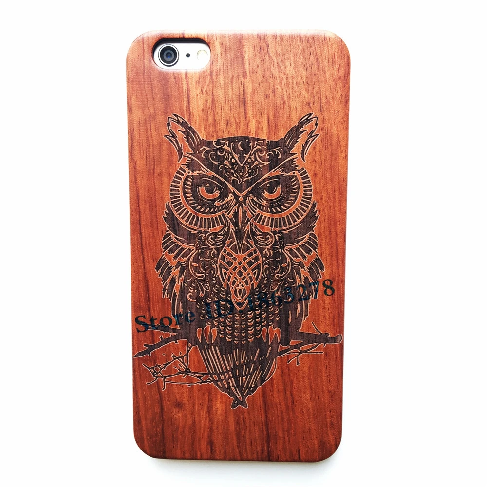 29 стиль Индийский тотем Хамса ручной узор деревянный чехол для телефона Iphone 7 6 6S