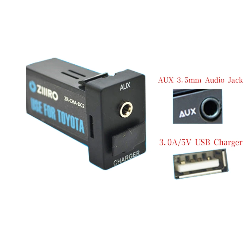 Автомобильный интерфейс зарядное устройство USB и аудиовход Aux для Nissan Altima Teana X Trail